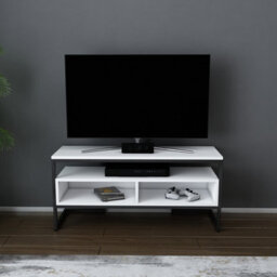 Decorotika Merrion Tv Stand Tv Unit For Tv's Up To 50 Inch Black And White - thumbnail 1