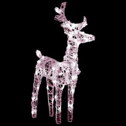 Walplus Reindeers & Sleigh Christmas Decoration 160 Leds 130 Cm Acrylic - thumbnail 4