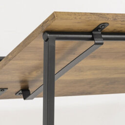 Sobuy Fwt88-F, Foldable Desk Computer Desk Workstation Writing Desk Teenagers Desk,brown,w63.5Xd40Xh78.5 - thumbnail 6