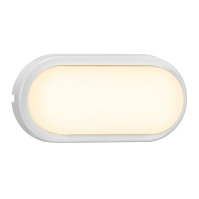 Nordlux Cuba Outdoor Wall Light White Plastic Sensor Intergrated Led Ceiling Or Wall Mounting - Mains Powered, Ip54 - image 1