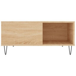 Berkfield Coffee Table Sonoma Oak 80X80X36.5 Cm Engineered Wood - thumbnail 5