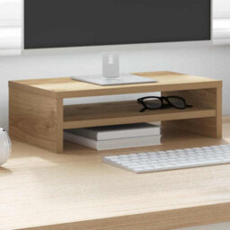 Walplus Monitor Stand Artisan Oak 42X24X13 Cm Engineered Wood - thumbnail 3
