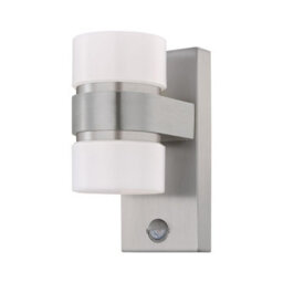 Ip44 Outdoor Stainless Steel Wall Light With Pir Sensor And Built-In 6W Led