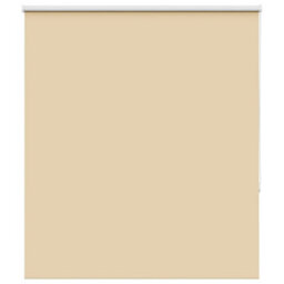 Berkfield Roller Blind Blackout Beige 130X150 Cm Fabric Width 126.6 Cm Polyester - thumbnail 1