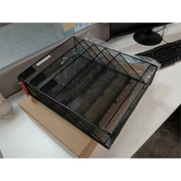 Black  Stronger Wall Mounted 6 Tiers Magazine Literature Holder Rack Hanging File Paper