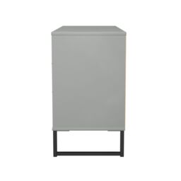 Ancona Matt Dusk Grey No Effect 6 Drawer Chest (H)678mm (W)1130mm (D)395mm - thumbnail 4