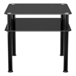 Avf Classic 60 X 60Cm Glass Side Table - Black - thumbnail 3