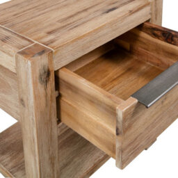 Berkfield Nightstands With Drawers 2 Pcs 40X30X48 Cm Solid Acacia Wood - thumbnail 5