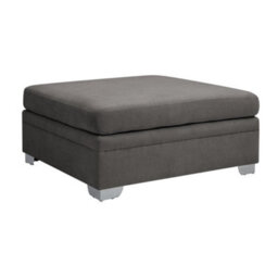 Home Detail Alana Left-Hand Facing Corner Sofa With Footstool, Dark Grey Linen - thumbnail 5