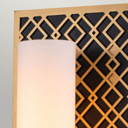 Luminosa Lighting Luminosa Ziggy Bathroom Wall Lamp, Lacquered Gold Ip44 - thumbnail 2