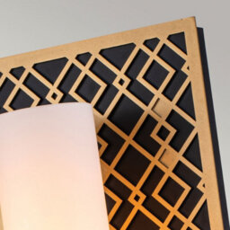 Luminosa Lighting Luminosa Ziggy Bathroom Wall Lamp, Lacquered Gold Ip44 - thumbnail 5