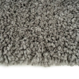 Loomed Grey Machine Washable Shaggy Soft Living Area Rug - 230 X 160Cm - thumbnail 4