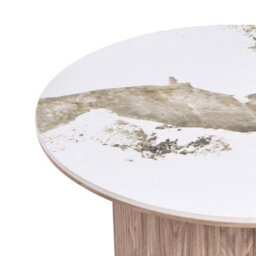 Beliani Coffee Table Dora Ceramic Brown - thumbnail 4