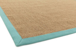 Aqua Bordered Plain Modern Easy To Clean Rug For Dining Room Bed Room And Living Room-240Cm X 340Cm - thumbnail 5