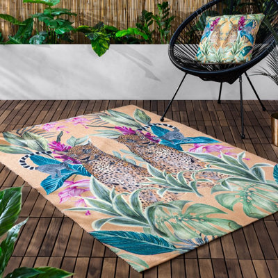 Wylder Kali Leopards Outdoor/indoor Washable Rug - image 1