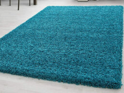 Prime Plus Teal Blue Extra Large Bedroom Livingroom Shaggy Rug Carpet, Mats(L)230Cm X (W)160Cm