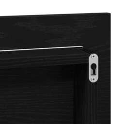 Walplus Bathroom Mirror Black Oak 80 X 8.5 X 37 Cm Engineered Wood - thumbnail 9