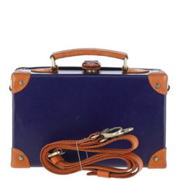 Ashwood Leather Trinket Box Navy-(L) 25.5 Cm X (H) 15.5 Cm X (W) 12 Cm