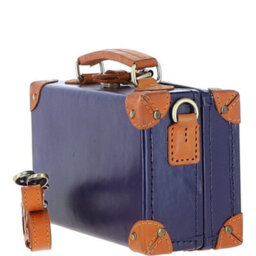 Ashwood Leather Trinket Box Navy-(L) 25.5 Cm X (H) 15.5 Cm X (W) 12 Cm - thumbnail 3