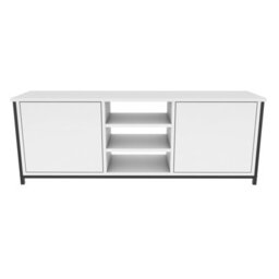 Decorotika Otis Tv Stand For Tv's Up To 63 Inch Black And White - thumbnail 4