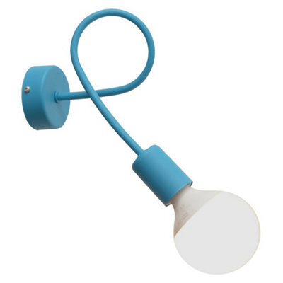 Luminosa Lighting Luminosa Oxford Wall Lamp Turquoise 25Cm