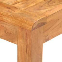 Berkfield Console Table 110X40X76 Cm Solid Acacia Wood In Honey Finish - thumbnail 5