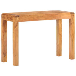 Berkfield Console Table 110X40X76 Cm Solid Acacia Wood In Honey Finish - thumbnail 9