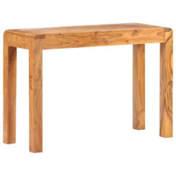 Berkfield Console Table 110X40X76 Cm Solid Acacia Wood In Honey Finish - thumbnail 8