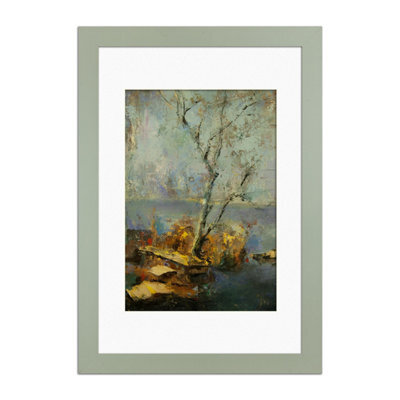 Ak Frames Green 12X16 Frame With A4 Mount And Perspex Front - image 1