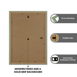 Ak Frames Green 12X16 Frame With A4 Mount And Perspex Front - thumbnail 3