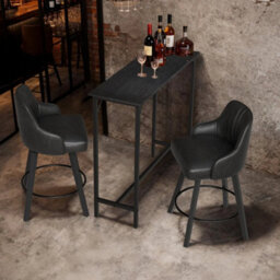Kitchen Bar Table Counter Breakfast Dining Table Coffee Table Strong Metal Legs - thumbnail 5