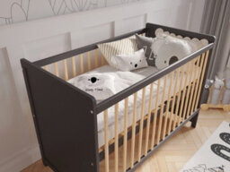 Love For Sleep Tokyo Cot Bed 120X60Cm With Microfiber Mattress - thumbnail 4