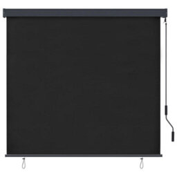 Walplus Anthracite Outdoor Roller Blind 160X250 Cm - Patio Garden Terrace Shade - thumbnail 2