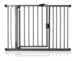 Bettacare Auto Close Stair Gate, 118.2Cm - 125.2Cm, Slate Grey, Pressure Fit Safety Gate, Baby Gate - thumbnail 1