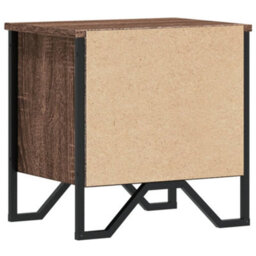 Berkfield Bedside Cabinet Brown Oak 40X30X40 Cm Engineered Wood - thumbnail 7