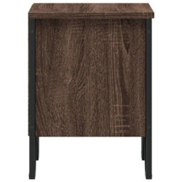 Berkfield Bedside Cabinet Brown Oak 40X30X40 Cm Engineered Wood - thumbnail 6