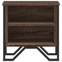 Berkfield Bedside Cabinet Brown Oak 40X30X40 Cm Engineered Wood - thumbnail 5