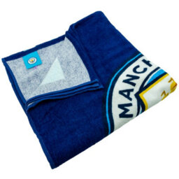 Manchester City Fc Particle Beach Towel Blue/navy/white (140Cm X 70Cm) - thumbnail 2