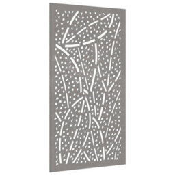 Walplus Garden Wall Decoration 105X55 Cm Corten Steel Leaf Design - thumbnail 3