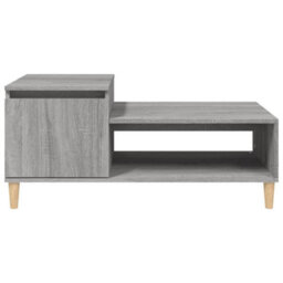 Berkfield Durable Coffee Table Grey Sonoma 100X50X45 Cm Engineered Wood - thumbnail 6
