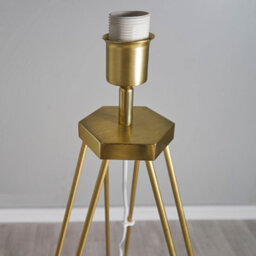 Valuelights Aero Modern Gold Hairpin Design Tripod Floor Lamp Base - thumbnail 5