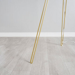 Valuelights Aero Modern Gold Hairpin Design Tripod Floor Lamp Base - thumbnail 4