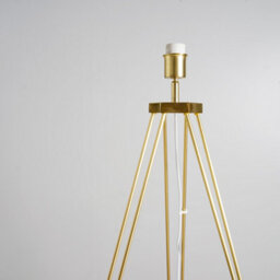 Valuelights Aero Modern Gold Hairpin Design Tripod Floor Lamp Base - thumbnail 3