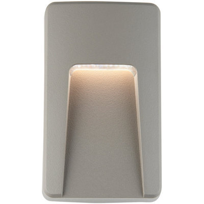 Vertical Outdoor Ip65 Pathway Guide Light - Indirect Cct Led - Grey Abs Plastic - image 1