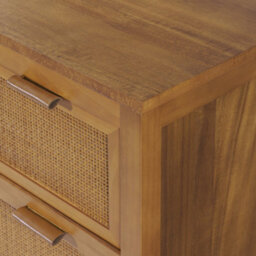 Teamson Home Hatteras Chest Of Drawers 5 Drawer Bedroom Dresser, Natural - thumbnail 9