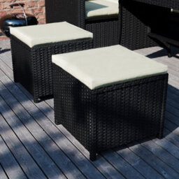 Lassic Garden Vida Belgrave Black 9 Seater Balcony Garden Outdoor Ukfr Rattan Furniture Set - thumbnail 6