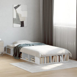 Walplus Engineered Wood Bed Frame With Supportive Slatted Base For Modern Bedroom - thumbnail 1