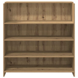 Berkfield Durable Reception Desk Artisan Oak 100X50X103.5 Cm Engineered Wood - thumbnail 5