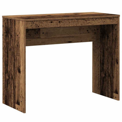 Berkfield Desk Old Wood 90X40X72 Cm Engineered Wood - image 1