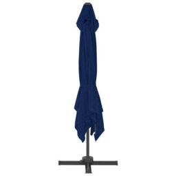 Walplus Cantilever Garden Parasol With Aluminium Pole 3X3 M Azure Blue - thumbnail 5